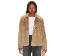 Velvet by Graham & Spencer JACKE RAQUEL FAUX FUR in Tan