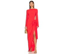 SILVIA TCHERASSI ABENDKLEID TEMIS in Orange