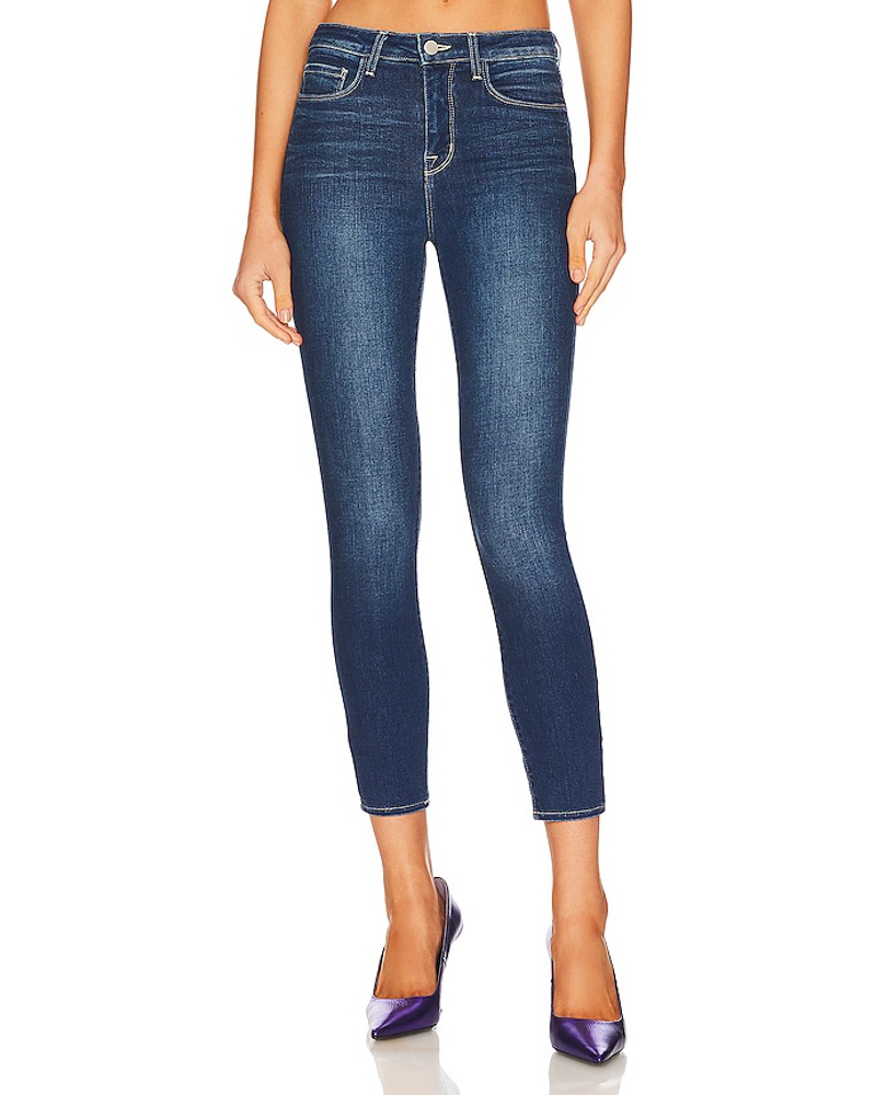 L'Agence Damen L'AGENCE SKINNY-HOSE MARGOT in Blue