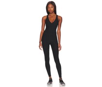 Beyond Yoga JUMPSUIT SPACEDYE DARING in Black