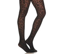 Wolford TIGHTS LEOPARD in Black