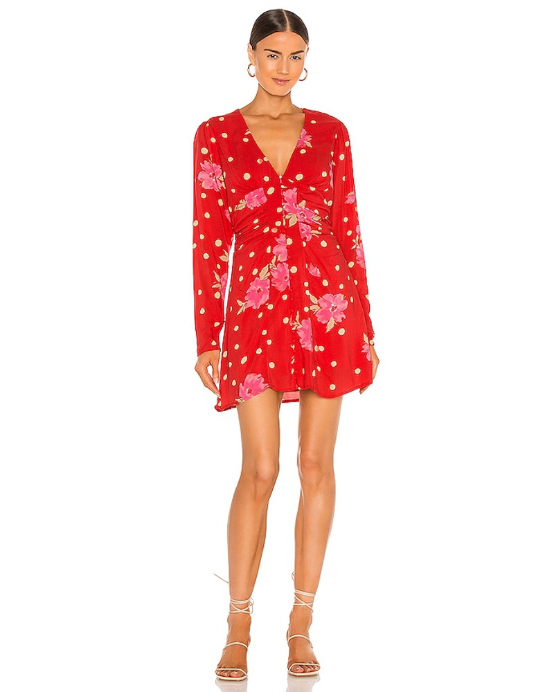 Free People Damen Free People MINIKLEID DATE NIGHT in Red