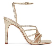 Steve Madden SANDALETTEN MIT WICKELDETAIL KAMILA in Metallic Gold