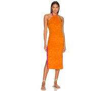 Lovers and Friends MIDI-KLEID LANA in Orange