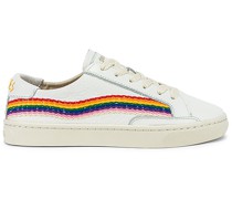 Soludos SNEAKERS RAINBOW WAVE in White