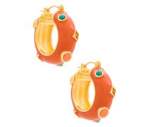 Lizzie Fortunato CREOLEN LA BOMBA in Orange.