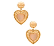 8 Other Reasons OHRRINGE HEART KNOCK LIFE in Metallic Gold.