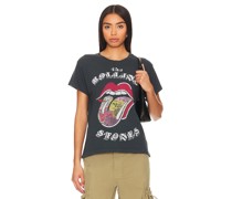 DAYDREAMER SHIRT ROLLING STONES TICKET FILL TONGUE TOUR in Black