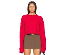 SNDYS CROP-PULLOVER NELLIE in Red