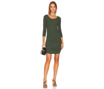 Bobi MINIKLEID 3/4 SLEEVE in Dark Green