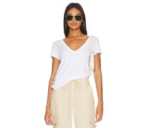 Enza Costa TOP MIT V-AUSSCHNITT PERFECT in White