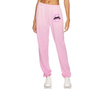 Lauren Moshi SWEATHOSE CHANTRIA OPEN LIP in Pink