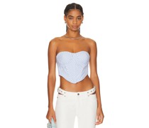 SER.O.YA BIKINI-OBERTEIL MIT BUSTIER MELANIE in Blue