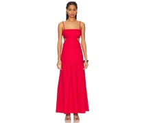 ADRIANA DEGREAS MAXIKLEID CUT OUT in Red