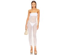 Bananhot MAXIKLEID NET in White