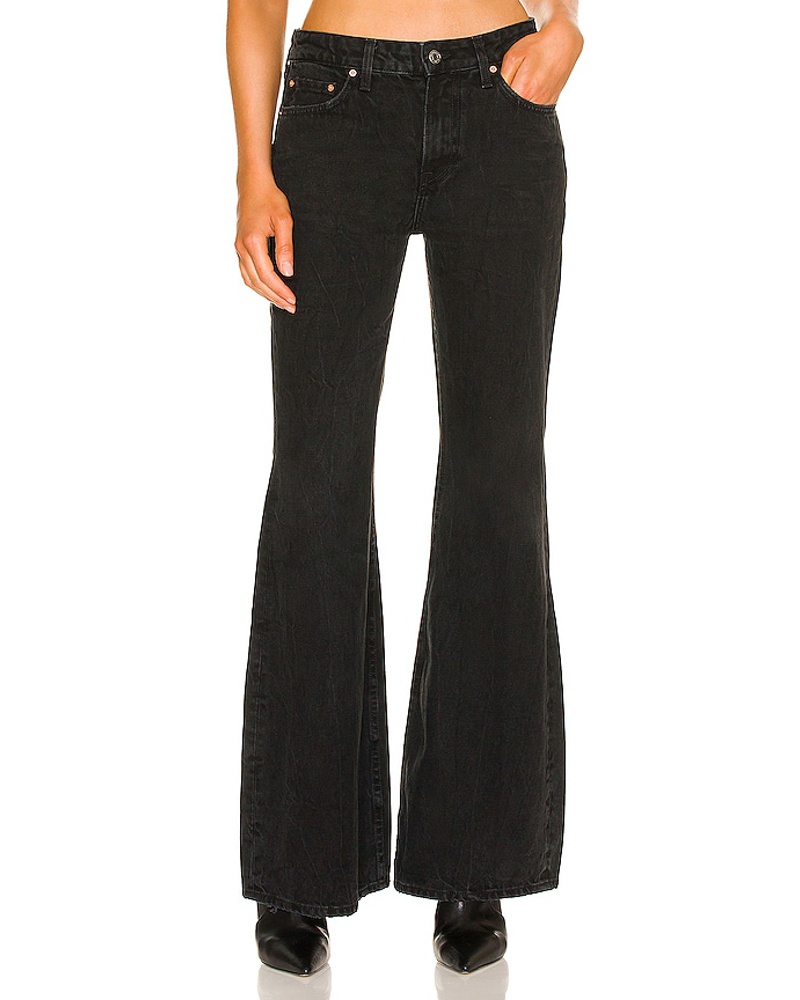 GRLFRND Damen GRLFRND AUSGESTELLTE HOSE STELLA in Black