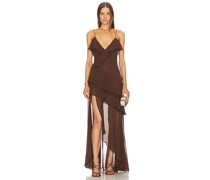 Ronny Kobo KLEID ALVA in Brown