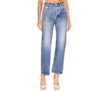 Moussy Vintage HOSE MIT WEITER PASSFORM UND GERADEM BEIN TRENTON in Blue