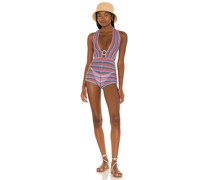 Lovers and Friends KURZOVERALL ARYA in Blue,Pink