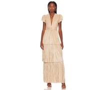 Sabina Musayev KLEID MAZE in Metallic Gold
