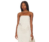 Line & Dot TRÄGERLOSES TOP CALYPSO in Ivory