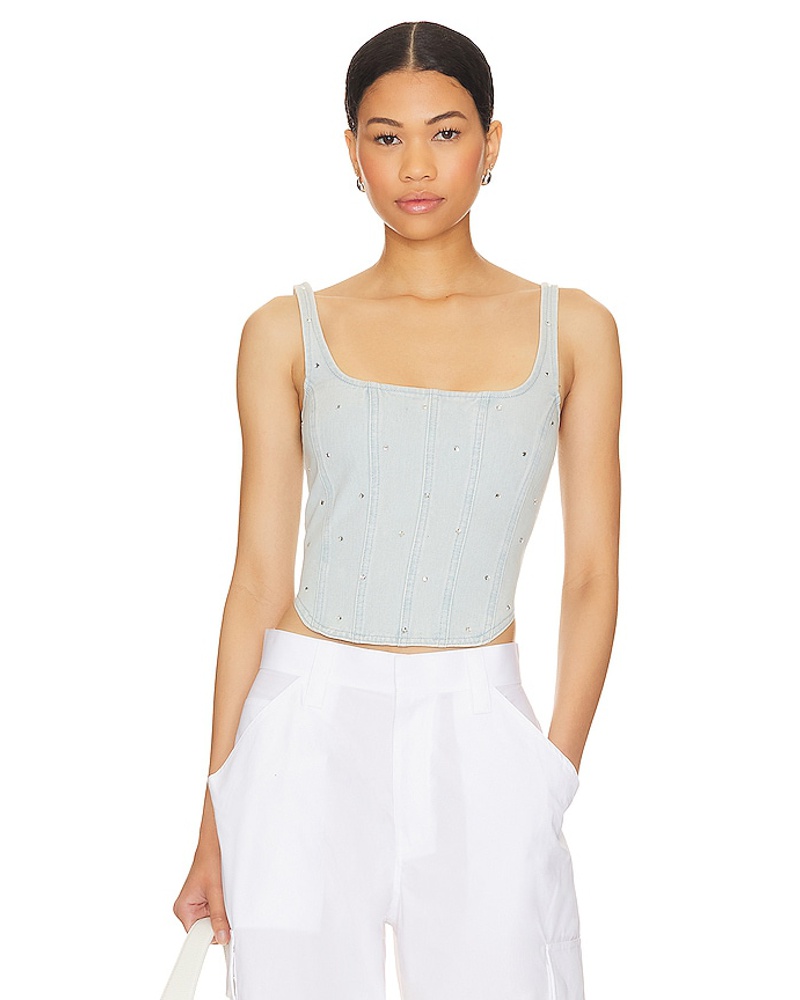 superdown Damen superdown OBERTEIL MARGO in Blue