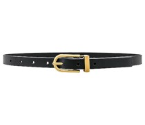 FRAME Petit Simple Art Deco Belt in Black