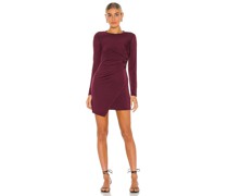 krisa MINIKLEID WRAP in Burgundy,Wine