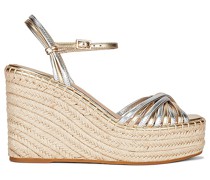 Veronica Beard HIGH-HEELS RAVINA in Metallic Silver