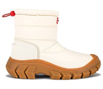 Hunter Intrepid Short Snow Bootie in White