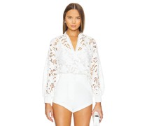 Alice + Olivia BLUSE AISLYN in White