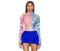 AFRM ROLLKRAGENSHIRT ZADIE in Blue