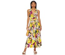 SWF MIDIKLEID MIT WASSERFALLAUSSCHNITT in Yellow