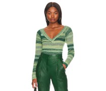 525 PULLOVER & SWEATSHIRTS SPACEDYE in Green