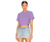 The Range SHIRT CINCHED SHORT SLEEVE in Lavender