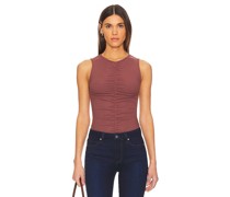 PAIGE TOP SIDONIA in Brown