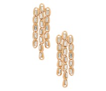 8 Other Reasons STATEMENT-OHRRINGE MIT STRASSSTEINCHEN in Metallic Gold.