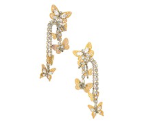 Elizabeth Cole OHRRINGE MARIPOSA in Metallic Gold.