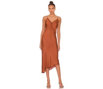ALLSAINTS KLEID ALEXIA in Metallic Bronze