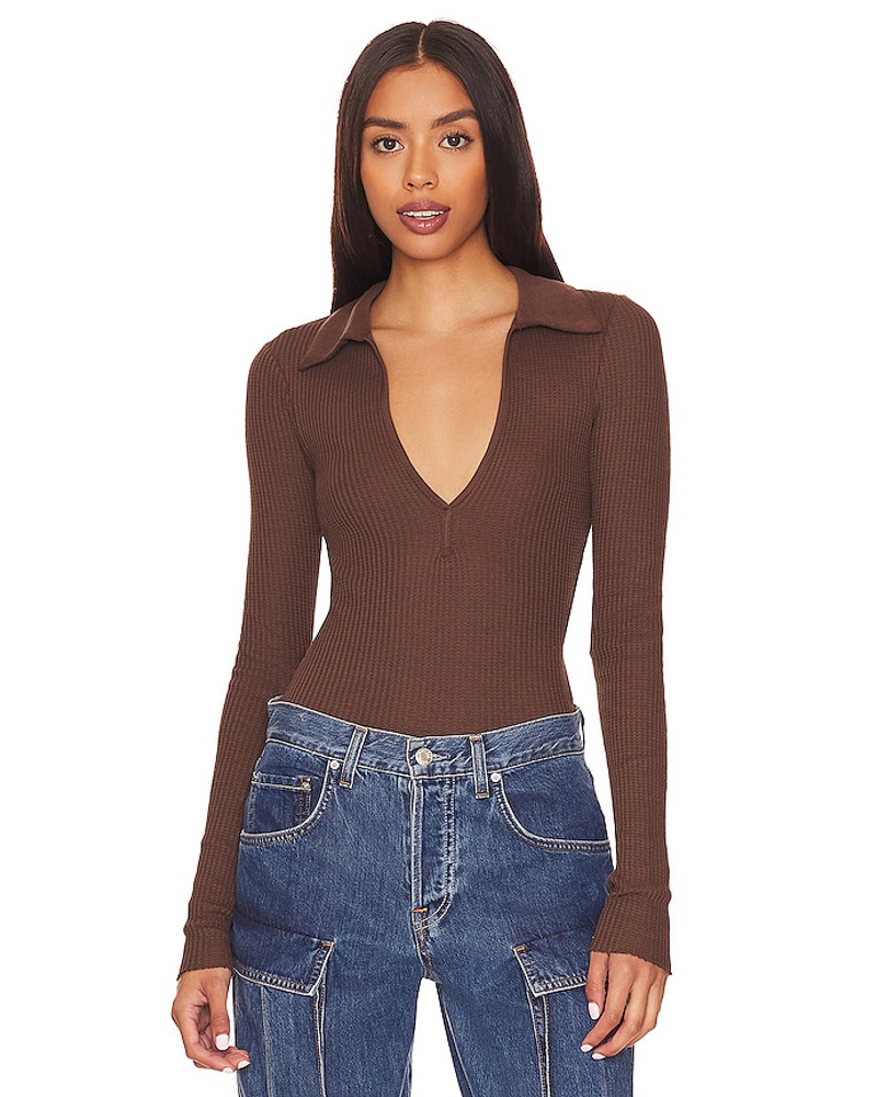 The Range Damen The Range BODY POLO in Chocolate The Range Damen The Range BODY POLO in Chocolate