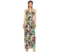 PatBO JUMPSUIT TROPICALIA CUTOUT in Multi