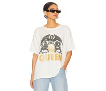 DAYDREAMER SHIRT QUEEN GLITTER CREST in White