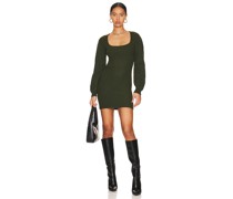 One Grey Day MINIKLEID SIENNA in Dark Green
