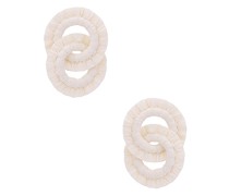 BaubleBar Rochelle Earring in White.