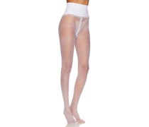 Commando TIGHTS CHIC DOT SHEER in White