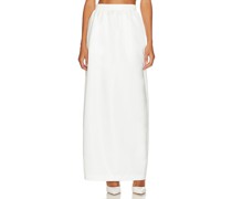 WeWoreWhat Tulip Long Skirt in White