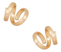 Cult Gaia OHRRING HENNY in Metallic Gold.