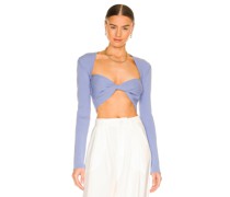 GAUGE81 BAUCHFREIES TOP LIFA in Blue