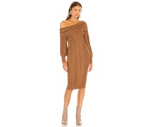 Michael Costello SCHULTERFREIES STRICKKLEID CELESTIA in Tan