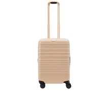 BEIS The Glossy Carry-On Roller in Beige.